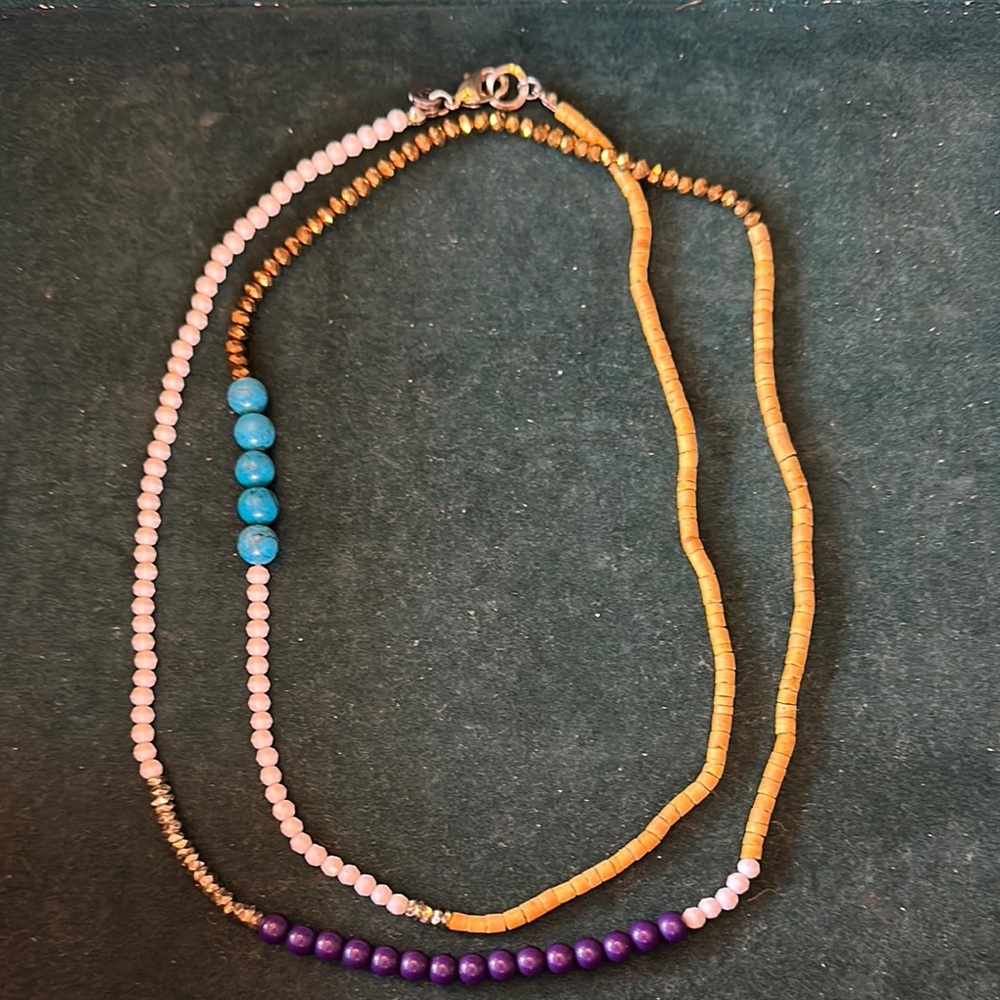LOFT multi colored beaded Necklace